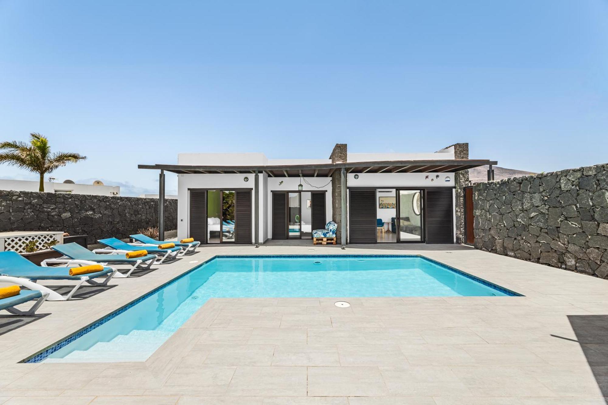 3 Bedroom Villa With Private Pool Close To Papagayo Beach Playa Blanca  Exteriér fotografie